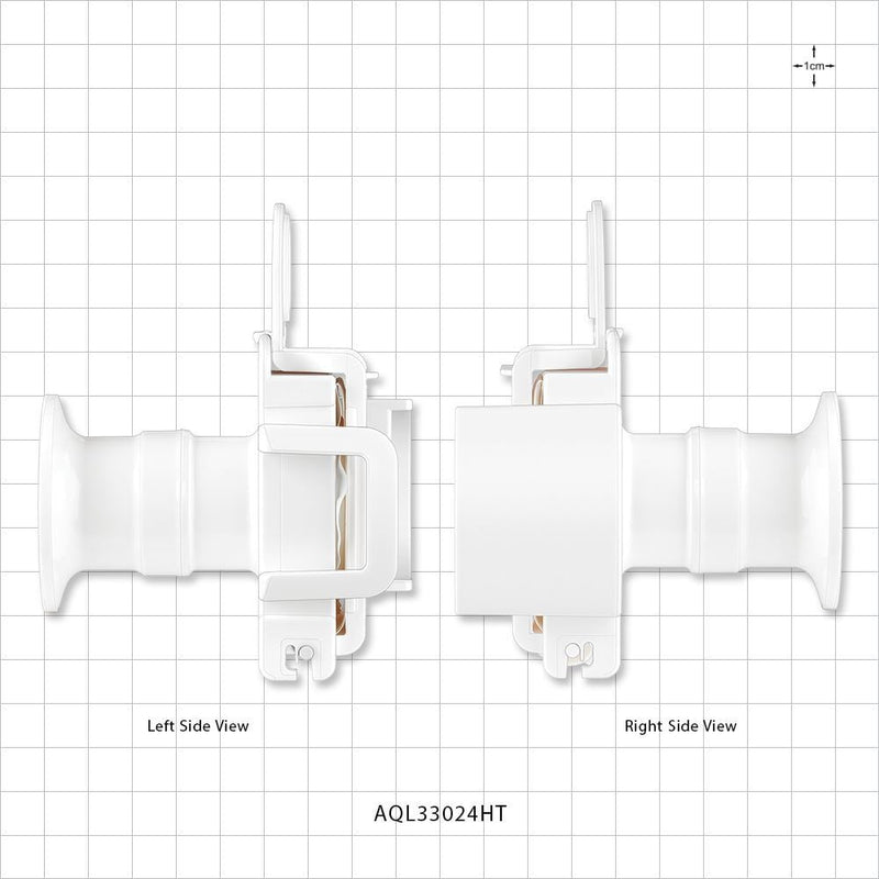 AseptiQuik L Connector, Genderless, Sanitary Flange, High Temperature - 1 inch/1.5 inch Standard - AQL33024HT