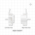 AseptiQuik S Connector, Genderless, Barbed, High Temperature - Fits 1/8 inch ID Tubing (0.125 inch, 3.18 mm) - AQS17002HT