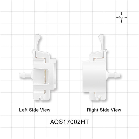 AseptiQuik S Connector, Genderless, Barbed, High Temperature - Fits 1/8 inch ID Tubing (0.125 inch, 3.18 mm) - AQS17002HT