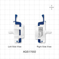 AseptiQuik S Connector, Genderless, Barbed - Fits 1/8 inch ID Tubing (0.125 inch, 3.18 mm) - AQS17002