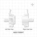 AseptiQuik S Connector, Genderless, Barbed, High Temperature - Fits 3/8 inch ID Tubing (0.375 inch, 9.53 mm) - AQS17006HT