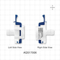 AseptiQuik S Connector, Genderless, Barbed - Fits 3/8 inch ID Tubing (0.375 inch, 9.53 mm) - AQS17006