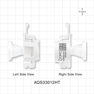 AseptiQuik S Connector, Genderless, Sanitary Flange, High Temperature - 0.5 inch/0.75 inch Mini - AQS33012HT