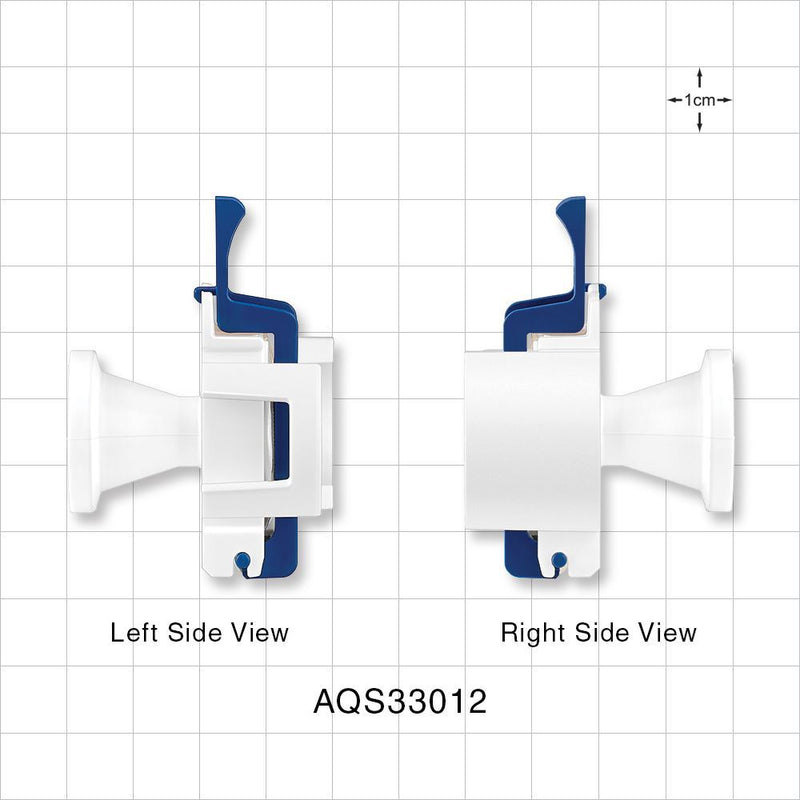 AseptiQuik S Connector, Genderless, Sanitary Flange - 0.5 inch/0.75 inch Mini - AQS33012