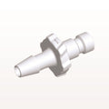 Bayonet Male Connector, White, 100/Bag - Fits 1/8 inch ID Tubing (0.125 inch, 3.18 mm) - BC430