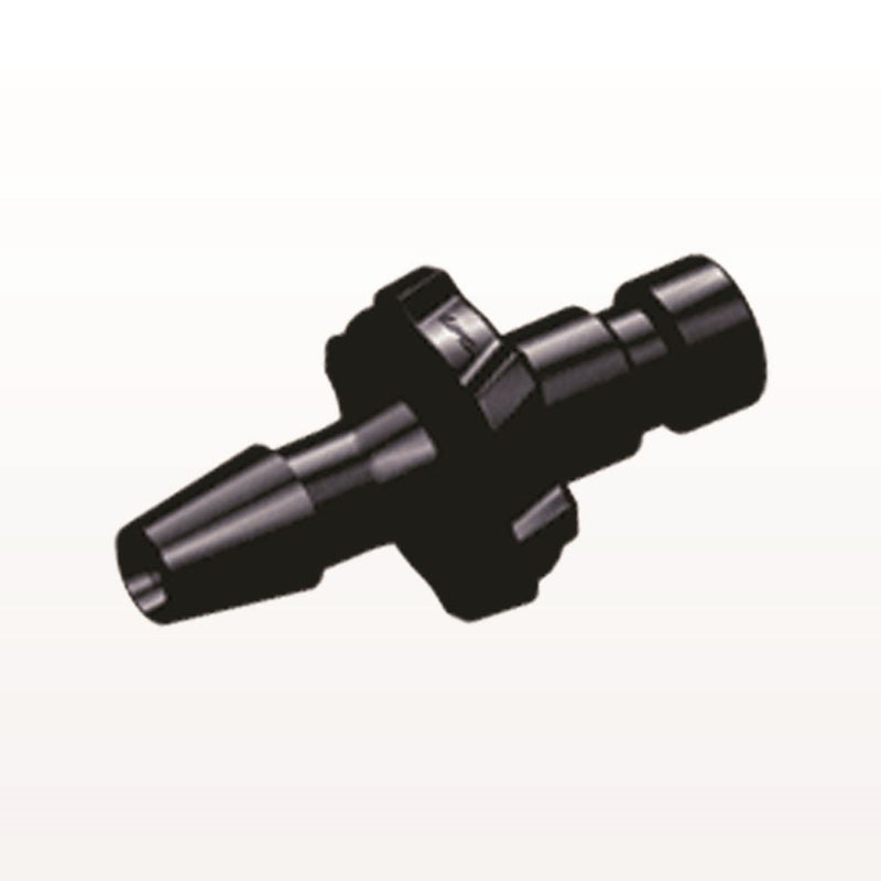 Bayonet Male Connector, Barb, 100/Bag - Fits 1/8 inch ID Tubing (0.125 inch, 3.18 mm) - BC431