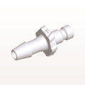 Bayonet Male Connector, White, 100/Bag - Fits 5/32 inch ID Tubing (0.156 inch, 3.97 mm) - BC530