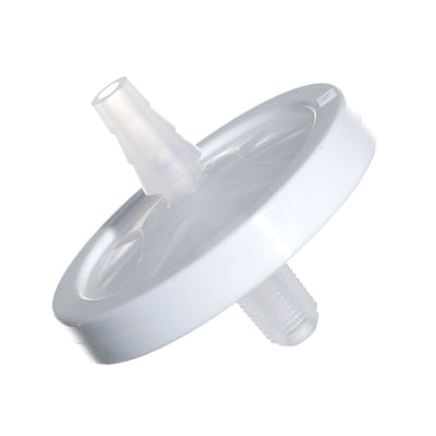 Sunset Hydrophobic Inline Filter for Suction 1/4 to 3/8 Stepped Barbed Outlet 3/8 Threaded - 10/Pack BF516TS