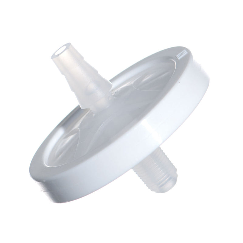 Sunset Hydrophobic Inline Filter for Suction 1/4 to 3/8 Stepped Barbed Outlet 3/8 Threaded - 10/Pack BF516TS