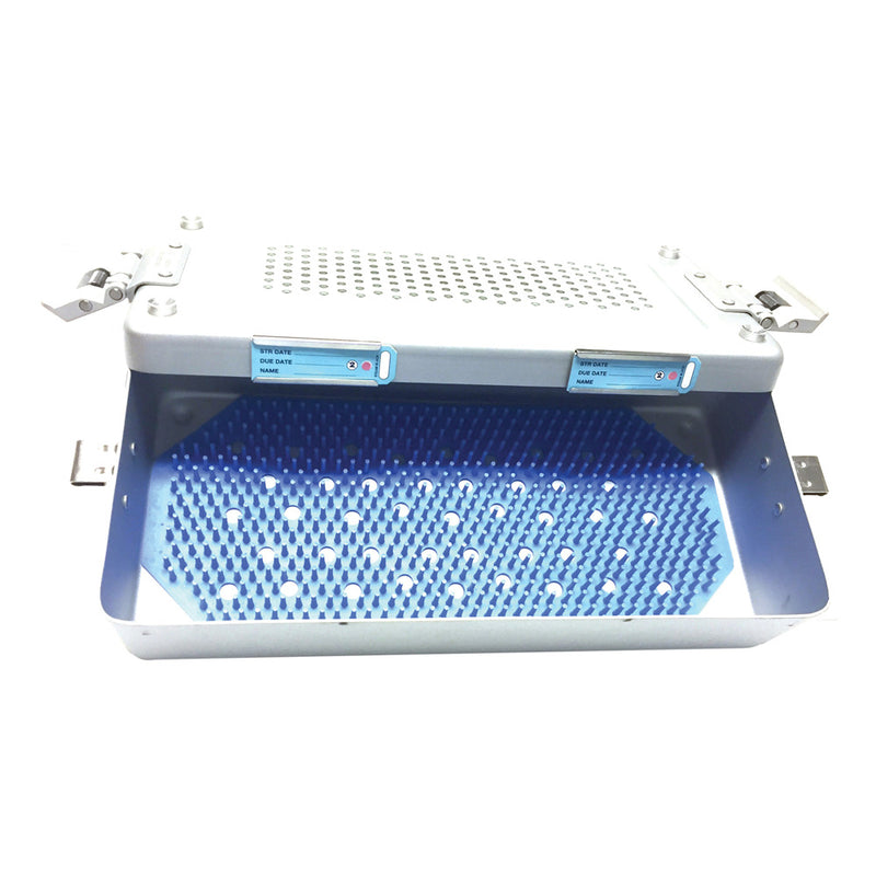 BR Surgical Container with Perforated Lid – Single with Silicone Mat BR82-14101