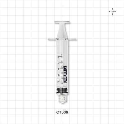 Medallion Syringe, Male Luer Lock, White - 6 ml - C1009
