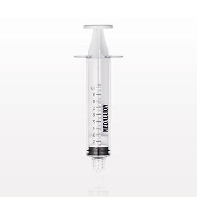 Medallion Syringe, Male Luer Lock, White - 10 ml - C1010