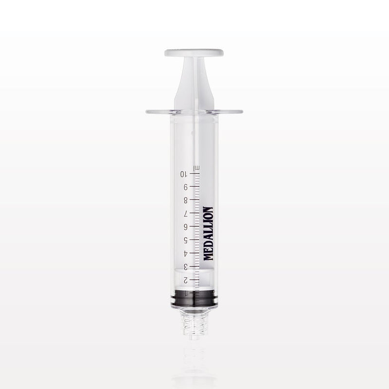 Medallion Syringe, Male Luer Lock, White - 10 ml - C1010