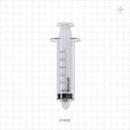 Medallion Syringe, Male Luer Lock, White - 30 ml - C1012