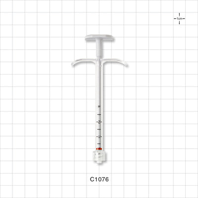 Medallion Syringe, Male Luer Lock,  White - 0.25 ml - C1076