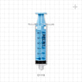 VacLok Negative Pressure Syringe, Male Luer Lock, Light Blue - 30 ml - C1115