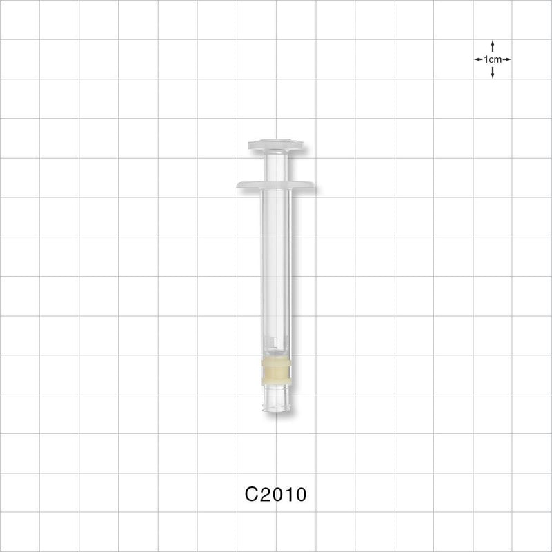 Syringe, Female Luer Lock - 1.2 ml - C2010