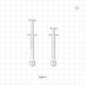 Syringe, Male Luer Lock, Zero Dead Space, Natural - 0.5 ml - C2011