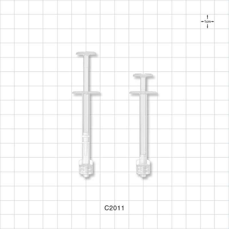 Syringe, Male Luer Lock, Zero Dead Space, Natural - 0.5 ml - C2011
