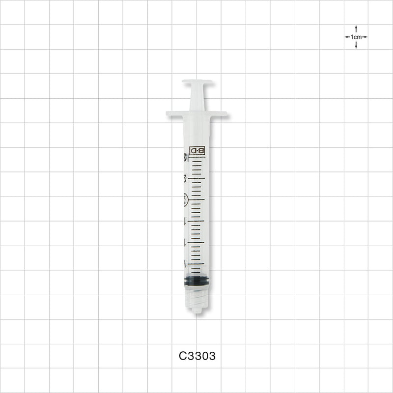 BD™ Syringe, Male Luer Lock - 3 ml - C3303
