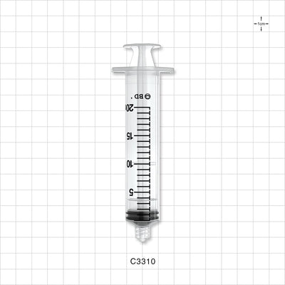 BD™ Syringe, Male Luer Lock - 20 ml - C3310