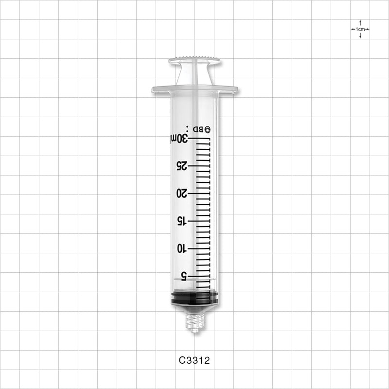 BD™ Syringe, Male Luer Lock - 30 ml - C3312