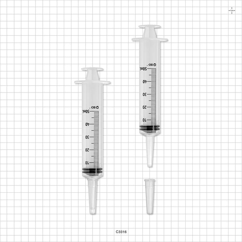 BD Syringe, Catheter Tip - 50 ml - C3316