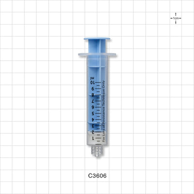 Loss of Resistance (LOR) Syringe, Male Luer Lock - 10 ml - C3606