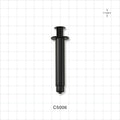 Syringe, Male Luer Lock, Zero Dead Space, Black - 3 ml - C5006