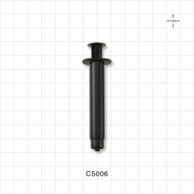Syringe, Male Luer Lock, Zero Dead Space, Black - 3 ml - C5006
