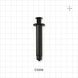 Syringe, Male Luer Lock, Zero Dead Space, Black - 3 ml - C5006