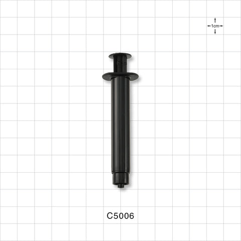 Syringe, Male Luer Lock, Zero Dead Space, Black - 3 ml - C5006