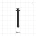 Syringe, Male Luer Lock, Zero Dead Space, Black - 1 ml - C5007