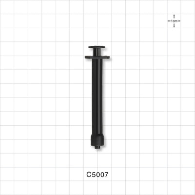 Syringe, Male Luer Lock, Zero Dead Space, Black - 1 ml - C5007