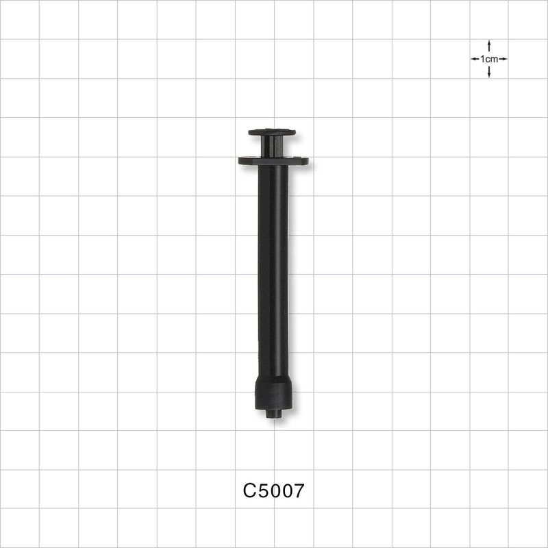 Syringe, Male Luer Lock, Zero Dead Space, Black - 1 ml - C5007