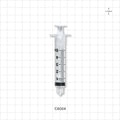 Syringe, Male Luer Lock, White - 5 ml - C6004