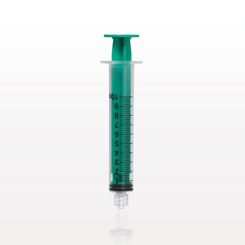 Syringe, Male Luer Lock, Green - 10 ml - C6007