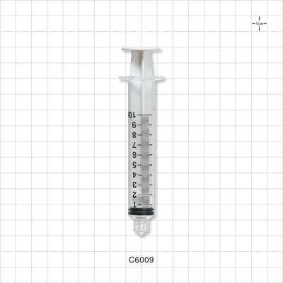 Syringe, Male Luer Lock, White - 10 ml - C6009