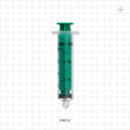 Syringe, Male Luer Lock, Green - 20 ml - C6012