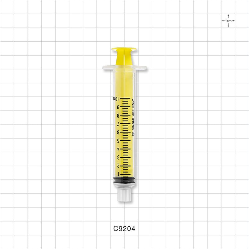 Male Slip NRFit™ Syringe, Yellow - 10 ml - C9204