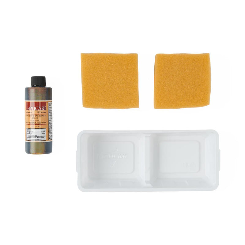 MEDLINE Sterile Presaturated Povidone Iodine Wing Sponges - ML-DYND70289S