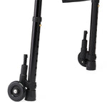 Medline Folding Trigger Walker with 5" Wheels - MDS86410TRIG