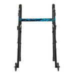 Medline Folding Trigger Walker with 5" Wheels - MDS86410TRIG
