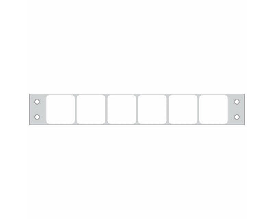 PDC Slide Label Dot Matrix Paper Permanent 15/16" X 15/16" White, 25000 per Box |  DPS-AP1