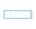 PDC Label Misys/Sunquest Direct Thermal IR Paper Permanent 3" Core 4 1/8"x1 3/16" White with Blue 4300 per Roll, 2 Rolls per Box | DPS-SQ4B