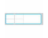 PDC Label Misys/Sunquest Direct Thermal IR Paper Permanent 3" Core 4 1/8"x1 3/16" White with Blue 4300 per Roll, 2 Rolls per Box | DPS-SQ4B