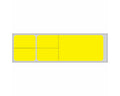 PDC Label Misys/Sunquest Direct Thermal IR Paper Permanent 3" Core 4 1/8"x1 3/16" Yellow 4300 per Roll, 2 Rolls per Box | DPS-SQ4Y