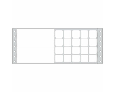 PDC Label Misys/Sunquest Dot Matrix Paper Permanent 8"x3 7/16" White 2000 per Box | DPS-SQ5