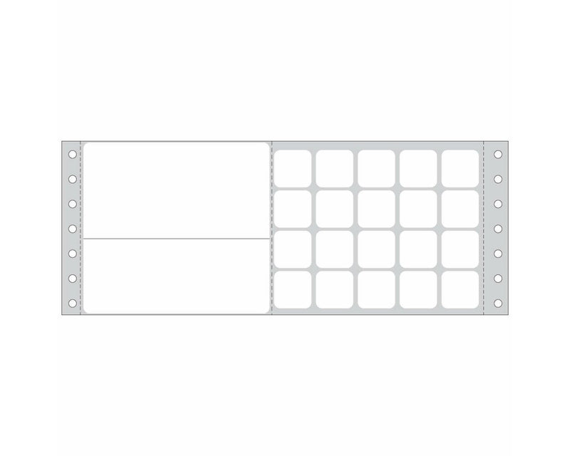 PDC Label Misys/Sunquest Dot Matrix Paper Permanent 8"x3 7/16" White 2000 per Box | DPS-SQ5
