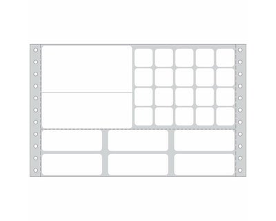 PDC Label Misys/Sunquest Dot Matrix Paper Permanent 8"x5 3/8" White 1000 per Box | DPS-SQ7